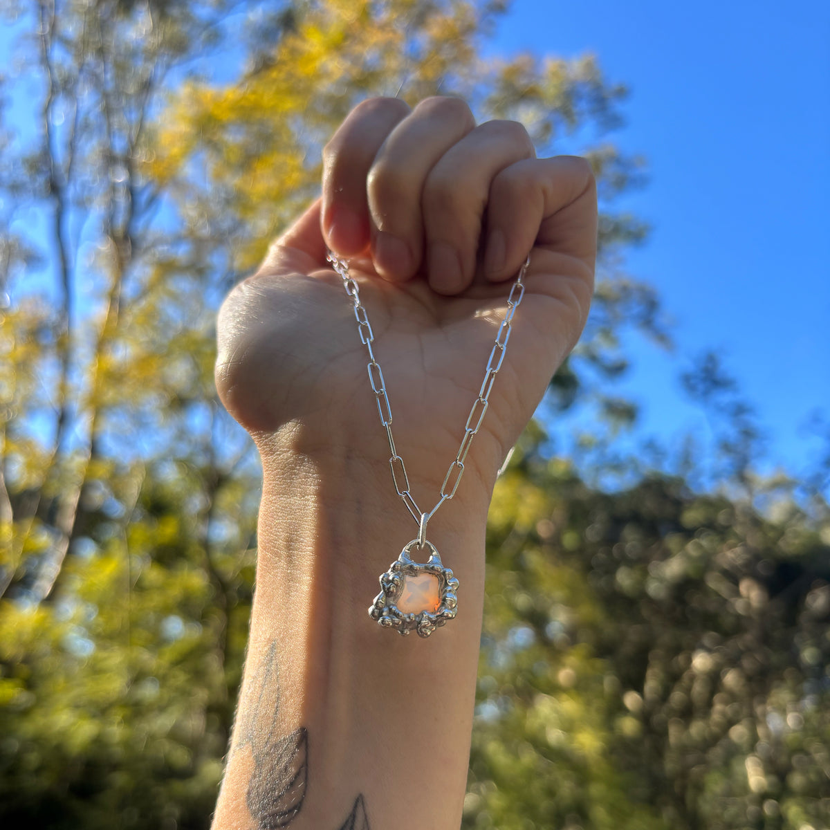 The Bubble Necklace with Nanosital Opal