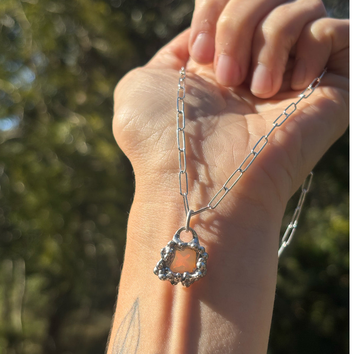 The Bubble Necklace with Nanosital Opal
